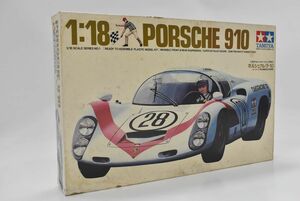 (682M 1218G8) 1円～ 未組立品 TAMIYA タミヤ 1/18 ポルシェ ポルシェカレラ10 チャレンジャーシリーズNo.1 プラモデル 当時物