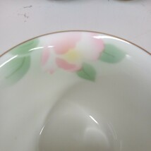 深川製磁 花しずか 谷型仙茶碗揃 5客セット 湯呑み 茶器　新品未使用_画像4