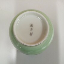 深川製磁 花しずか 谷型仙茶碗揃 5客セット 湯呑み 茶器　新品未使用_画像3