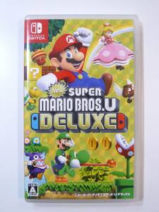 ※中古※ ニュー・スーパーマリオブラザーズ・Uデラックス　NEW SUPER MARIO BROS. U DELUXE　Switchゲームソフト 任天堂　Nintendo