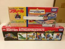 #s19【梱120】タカラトミー トミカ ダイナミックアクションドライブ プラレール ウィルソンとチャグパトロール回転台 ベーシックセット_画像3