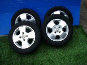 ★ MG21S モコ 日産 純正 13インチ アルミホイール PCD100 4穴 4.00B +45 タイヤ 155/65R13 4本 SET 351148JJ