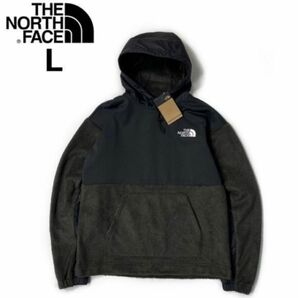 【新品タグ付き】ノースフェイス ふわふわ素材 裏起毛フリース 切替デザイン フリースパーカー NOVELTY FLEECE JKT