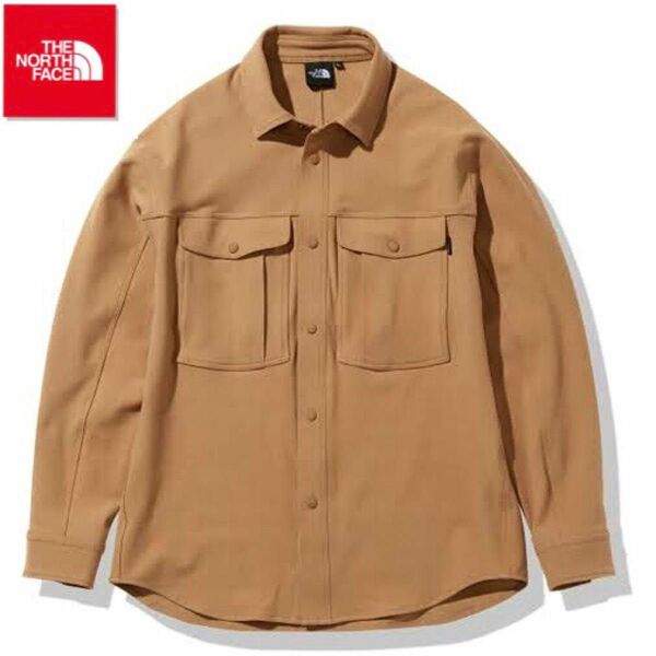 【新品タグ付き】ノースフェイス テック素材 ストレッチ ウール調 インヨーシャツ Inyo Shirt NR62061 XL 即納