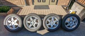 最終値下げ！　中古 TECMAG ブリザックRFT 205/60R16 ET+50 PCD:112