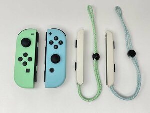 1046【美品】 Nintendo Switch Joycon ジョイコン コントローラー どうぶつの森