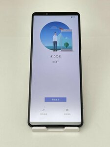 J112【動作確認済・制限○　白ロム】デモ機 Xperia 1 III SOG03 au ブラック