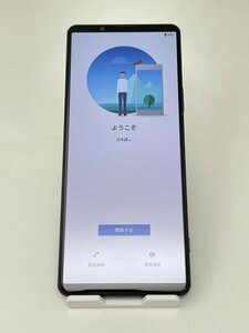 962【動作確認済・制限○　白ロム】デモ機 Xperia 1 III SOG03 au ブラック