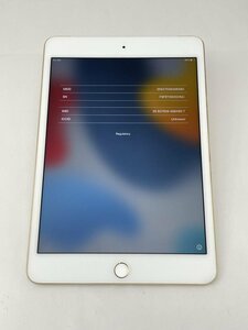 629【動作確認済・制限○　白ロム】 iPad mini4 16GB au ゴールド