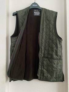 美品 Barbour Polarquilt Liner Mサイズ（2000年製）Sage (バブアー ポーラーキルト インナー Mサイズ セージ) ジャケットサイズ38-40用