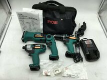 【領収書発行可】訳アリ RYOBI 電動工具セット BID-1100 BD-1100 BSK-1100 BLL-1100 [IT7TKQ2F0P00]_画像1