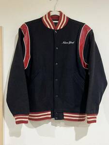 SUPREME シュプリーム 2000 New York Varsity Jacket アーチロゴ バーシティジャケット スタジャン ウール Size Lスタジアムジャンパー 