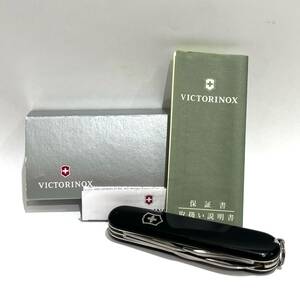 MA-308★1円～中古品/現状品【VICTORINOX ビクトリノックス】スタンダードスパルタン ブラック色 マルチツール アウトドア用品 万能ナイフ