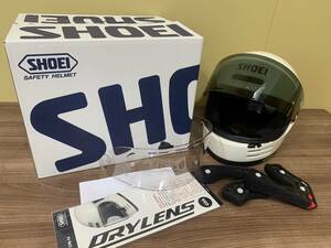 売り切り 1円～ 中古/現状品 SHOHEI SAFETY HELMET ヘルメット No.9 CPB-1/CPB-1V サイズM 57㎝ シールド セーフティ セキュリティ