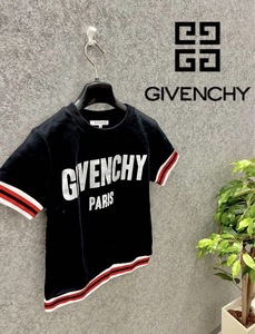 ★1円～ 売り切り ジバンシィ GIVENCHY コットン Tシャツ ブラック キッズサイズ12 キッズ アパレル ファッション ブランド