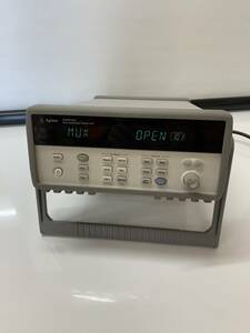 A20740)Agilent 34970A DATA ACQUISITION/SWITCH UNIT データ収集 スイッチユニット 現状品 ＊20チャンネルマルチプレクサ 34901A 付属