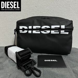 新品 未使用 人気 ★定価18,480円 DIESEL ディーゼル BIGロゴ ジッパーディティール ボディバッグ ショルダーバッグ クラッチバッグ 03