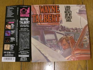 【CD】WAYNE TALBERT ウェイン・タルバート/ LORD HAVE MERCY ON MY FUNKY SOUL　スワンプ　ブーアイド・ソウル　国内盤　紙ジャケ