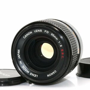 Concave!! 良品 レア Canon FD 35mm f2 S.S.C. SSC Ⅰ型 前群凹レンズ系 絞り16 ”O” 広角 オールド マニュアルレンズ