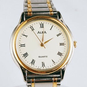 Seiko Saiko Alba Alba Watch Quartz V701-1N10 WATCH VINTAGE 3 HAND WHITE DIAL ACCOSSESSER