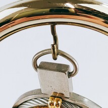 置時計 掛け時計 アナログ 3針 白文字盤 アクセサリー ゴールド基調 アンティーク ヴィンテージ レトロ 時計 とけい トケイ 洋風 _画像7