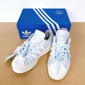 913*adidas アディダス スーパースターボネガ W 27.5cm GX4352 SUPERSTAR BONEGA W CRYSTAL WHITE クリスタルホワイト 厚底 未使用品