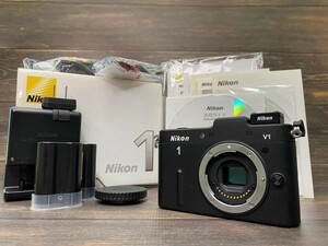 Nikon ニコン 1 V1 ボディ ミラーレス一眼カメラ 元箱付き #B14