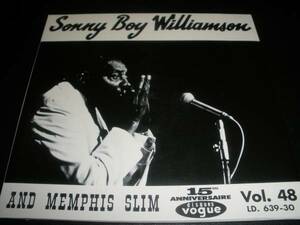 サニー・ボーイ・ウィリアムスン メンフィス・スリム ブルース ハープ フォーク R＆B オリジナル 紙 Sonny Boy Williamson & Memphis Slim