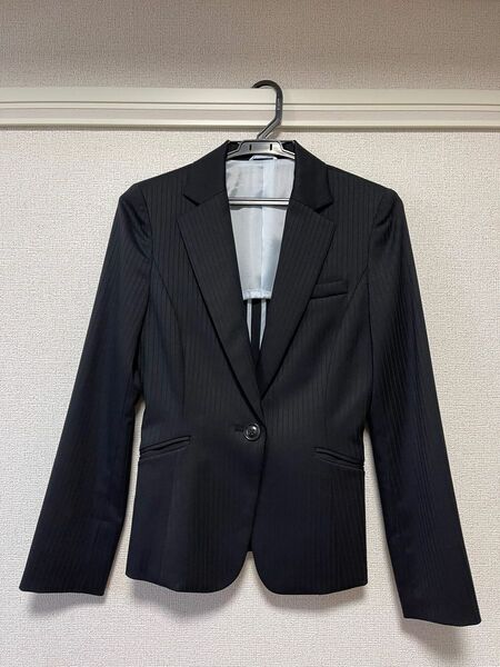 【洋服の青山】ジャケット、黒、 size S（7）、　　　　　　　未使用、※金額1.500から1.400円値下げ！！