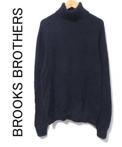 正規品 美品 Brooks Brothers Red Fleece ブルックスブラザーズ レッドフリース アルパカ タートルネックニット セーター M 紺 ネイビー