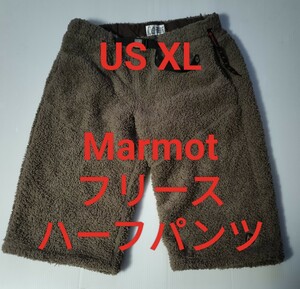 Y31 Marmot オリジンフリースハーフパンツ 無地 ORIGIN Fleece Half Pant MJP-F3048 六分丈 US XL