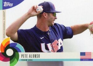 ［即決］Topps PETE ALONSO WBC World Baseball Classic Global Stars アメリカ 2023年 7