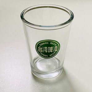 台湾◆レトログラス◆台湾ビールグラス 丸印◆台灣酒◆ヴィンテージの画像1