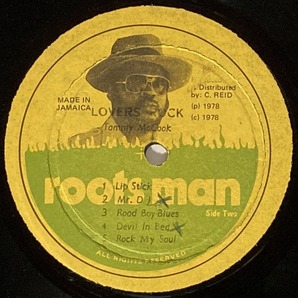 TOMMY MCCOOK / LOVERS ROCK (JAMAICA-ORIGINAL)の画像4