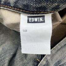 EDWIN ☆ 405 W35 自然な縦落ち◎ デニムパンツ ジーンズ グレー 無骨 雰囲気 アメカジ ストリート 大人カジュアル エドウィン■Ja6872_画像7