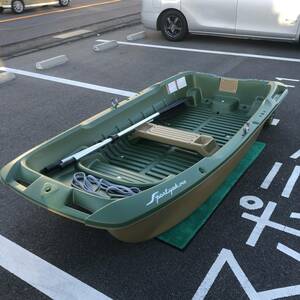 【展示新古ボート】【SPORTYAK 245 Green】三人乗り レジャー＆フィッシング手漕ぎボート BIC245 店頭取引限定、発送できません