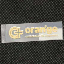 ORAN'GE オレンジ【LOGO DIECUT】ゴールド 8cm ステッカー 新品正規（郵便）_画像2