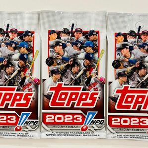 2023 Topps NPB Baseball Card 3パック トレカ 野球 カード