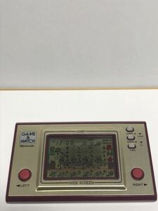 GAME&WATCH Nintendo ゲームウォッチ ニンテンドー CHEF シェフFP-24 日本製品　動作確認済み 固定送料価格 2000