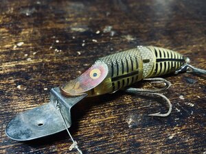 50's へドン ジョイント ゴーディーパー リバーラント 1950年代 / heddon JOINTED GO-DEEPER RIVER RUNT ヘドン ルアー オールドへドンレア