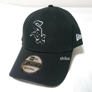 ゆうプラス NEW ERA ニューエラ 正規品 9Forty キャップ 帽子 ブラック 黒 白 シカゴ ホワイトソックス CWS MLB