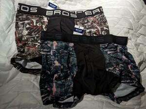 (2枚セット) M BROS ボクサーパンツ グレー系 Mサイズ 　風が通って、ムレ軽減。　ブロス WACOAL ワコール