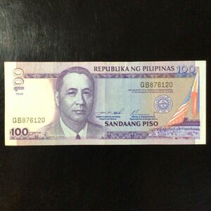 World Paper Money PHILIPPINES 100 Piso【1999】