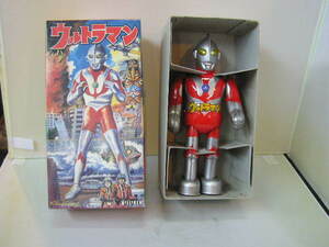  rare!! Showa era!! *bili ticket association tin plate zen my walk Ultraman made in Japan *