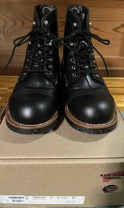  ботинки Red Wing redwing 8080 black 6.5d iron ranger прекрасный товар 24.5 колпак tu хром 