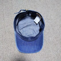 [ジャンク品] 桃太郎ジーンズ　キャップ MOMOTARO JEANS ワークキャップ_画像5