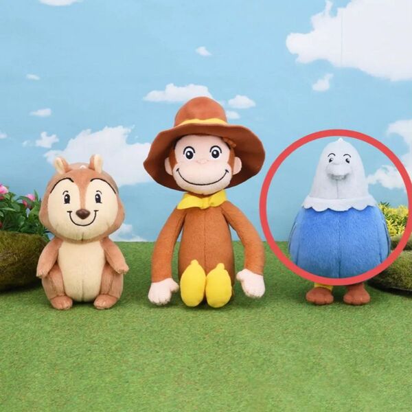 おさるのジョージウエスタンぬいぐるみ