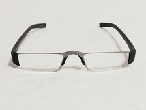 新品　PORSCHE DESIGN ポルシェデザイン　イタリア製　ブランド　メガネ　めがね　セルフレーム　軽量　軽い　シルバー_画像3