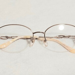 新品 GRES マダムグレ ブランド メガネ めがね ハーフリム 軽い 12KGF 12金張り 綺麗 高級感 上品の画像6
