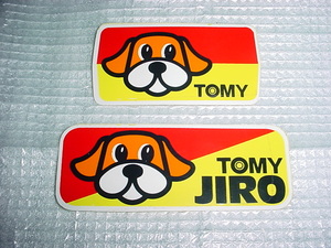 TOMY　JIROのステッカー